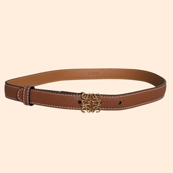 Loewe Anagram Leather Belt